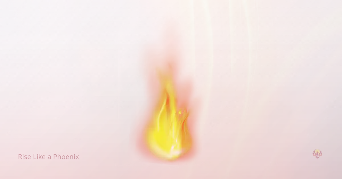 Soft golden flame symbolizing kundalini activating within the sexual energy pathway