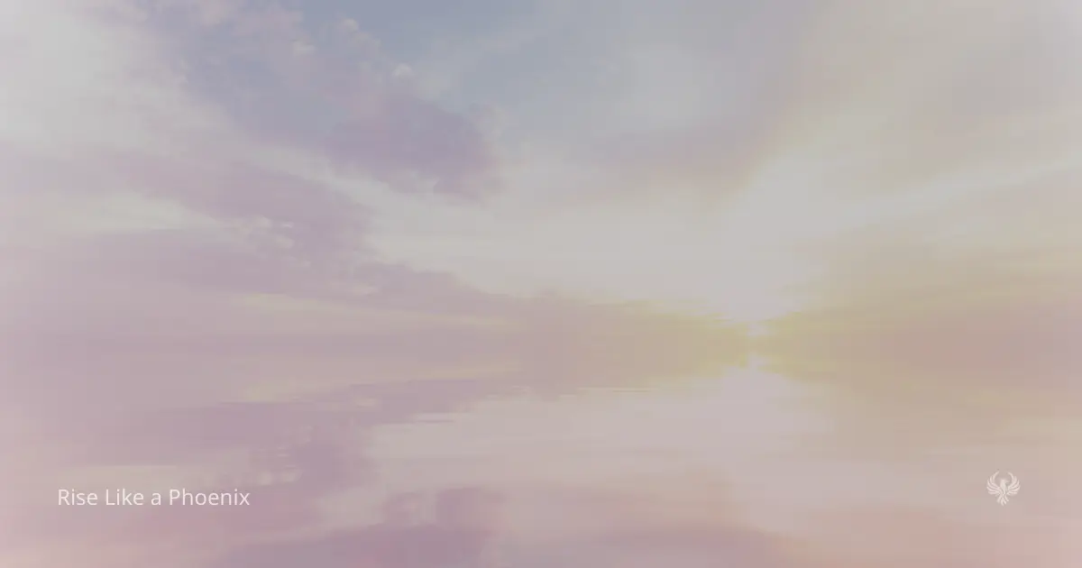 Still water reflecting soft light, symbolizing integrated ego and stable identity after kundalini awakening.