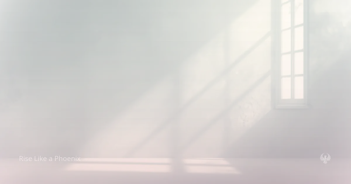 Soft natural light entering a quiet room through a window